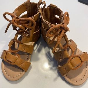 Toddler lace up sandals